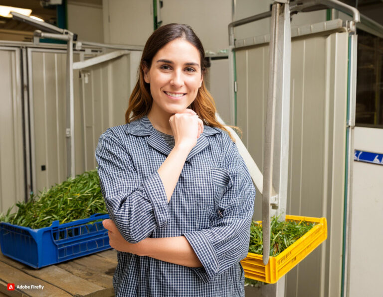 Travailleurs indépendants planification financiere fille devant plantes